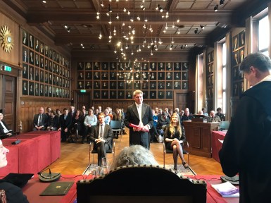 Dissertaion Senate Hall Utrecht University